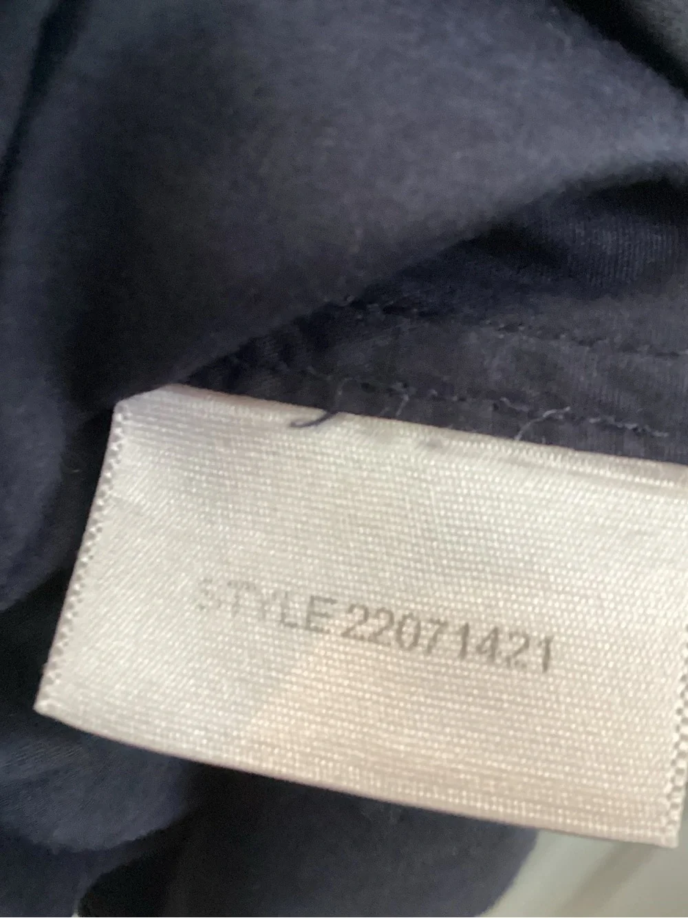 Tory Burch Navy Dress with Orange Logo Tag